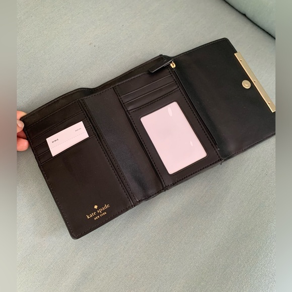 NWT KATE SPADE CALLIE CAMDEN WAY BLACK WALLET - Picture 5 of 14